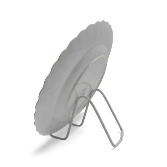 SPODE COLONEL Scalloped Plate Gold Rim England Vintage 10.5" - Picture 6 of 11